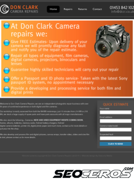 camera-repairs.co.uk tablet náhled obrázku