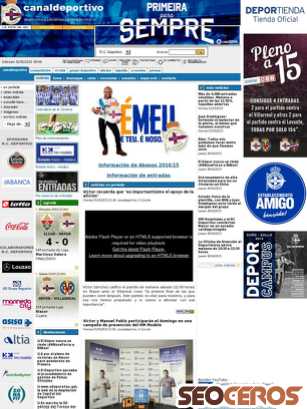 canaldeportivo.com tablet előnézeti kép