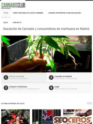 cannabisclub.es tablet náhled obrázku