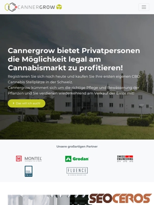 cannergrow.info tablet Vorschau