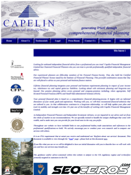 capelin.co.uk tablet preview