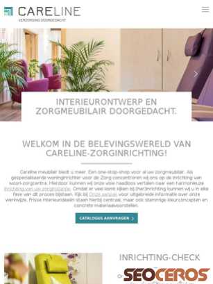 careline-zorgmeubilair.nl tablet preview