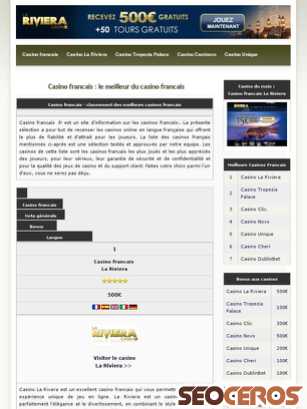 casino-francais.fr tablet anteprima
