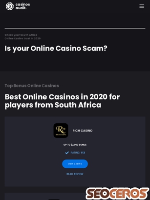 casinosaudit.com tablet preview