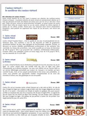 casinovirtuelfrancais.fr tablet Vista previa