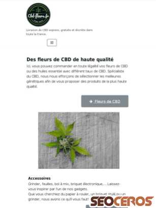 cbd-fleurs.fr tablet előnézeti kép