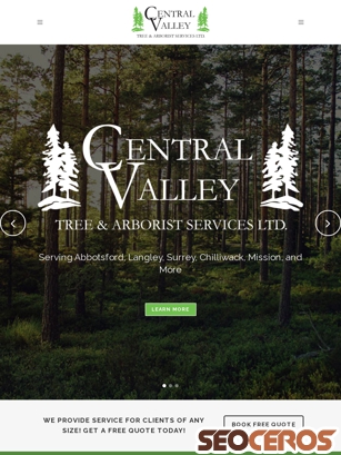 centralvalleytree.com tablet náhled obrázku