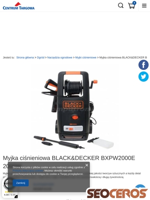 centrumtargowa.pl/product-pol-68687-Myjka-cisnieniowa-BLACK-DECKER-BXPW2000E-2000W.html tablet förhandsvisning