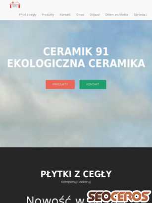 ceramik91.pl tablet förhandsvisning
