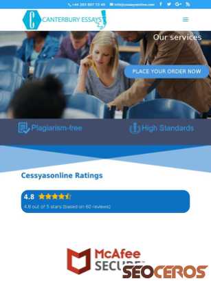 cessaysonline.com tablet förhandsvisning