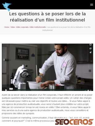cgevasion.fr/questions-a-se-poser-lors-de-realisation-dun-film-institutionnel {typen} forhåndsvisning