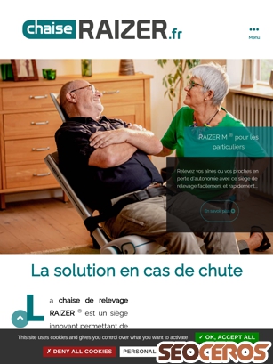 chaise-raizer.fr tablet vista previa