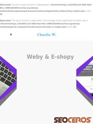 charliew.org tablet Vorschau