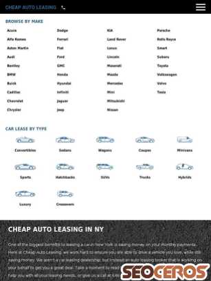 cheapautoleasing.com tablet preview