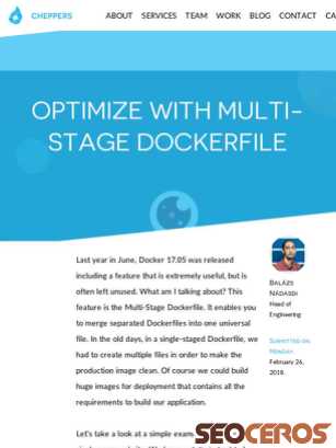 cheppers.com/optimize-with-multi-stage-dockerfile tablet Vorschau