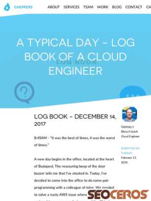 cheppers.com/typical-day-log-book-cloud-engineer tablet preview