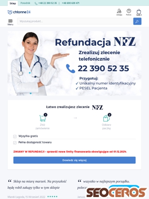 chlonne24.pl tablet previzualizare