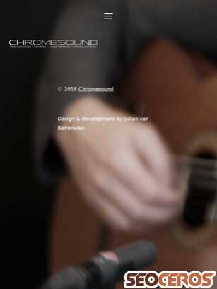chromesound2.edittor.nl tablet náhľad obrázku