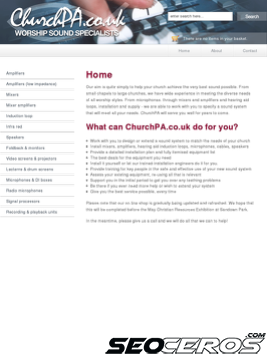 churchpa.co.uk tablet förhandsvisning