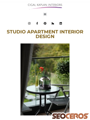 cigalkaplaninteriors.com/studio-apartment-interior-design tablet náhled obrázku