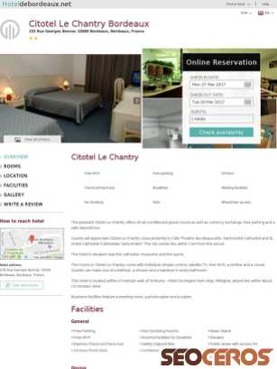 citotel-le-chantry.hoteldebordeaux.net tablet náhled obrázku