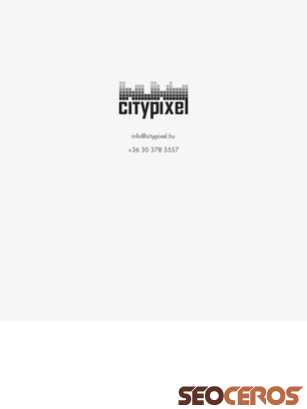 citypixel.hu tablet preview