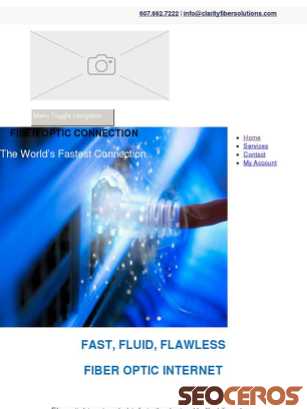 clarityfibersolutions.dm3sites.com tablet náhľad obrázku