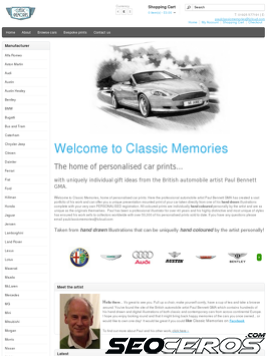 classicmemories.co.uk tablet previzualizare