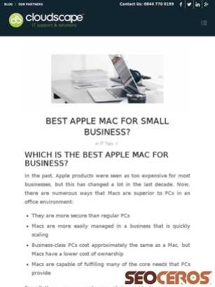 cloudscapeit.co.uk/best-apple-mac-for-small-business tablet förhandsvisning