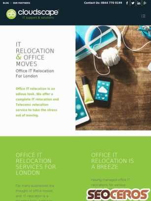 cloudscapeit.co.uk/it-services-london/it-relocation-london tablet náhled obrázku