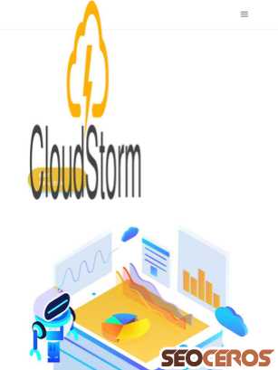 cloudstorm.io tablet náhled obrázku