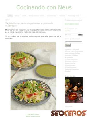 cocinandoconneus.blogspot.com tablet previzualizare