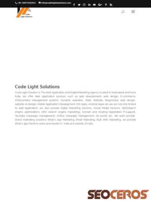 codelightsolutions.com tablet प्रीव्यू 