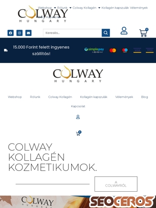colway.hu tablet Vista previa