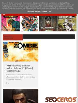 comicszombies.blogspot.com tablet previzualizare