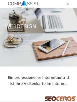 compassist.at/webdesign tablet previzualizare