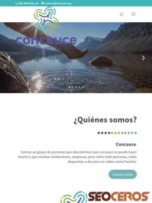concauce.org tablet náhled obrázku