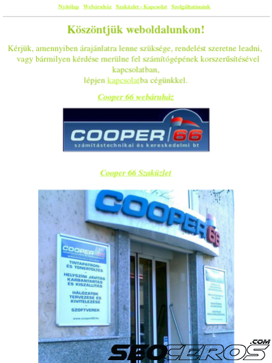 cooper66.hu tablet előnézeti kép