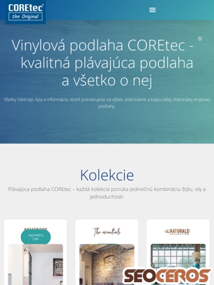 coretec.sk/vsetko-o-coretec tablet preview