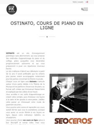 cours-piano-ostinato.com tablet previzualizare