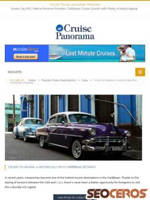 cruise-panorama.com/destinations/cuba/cruise-to-havana tablet náhled obrázku