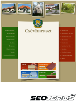csevharaszt.hu tablet előnézeti kép