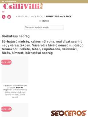 csillivillishop.hu/termekkategoria/nadragok/borhatasu-nadragok tablet preview