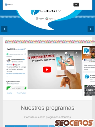 cuidatv.gob.mx/inicio tablet previzualizare