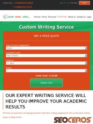 custom-writing-expert.com tablet Vorschau
