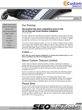 customtelecom.co.uk tablet előnézeti kép