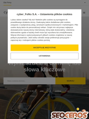 cyberfolks.pl tablet previzualizare