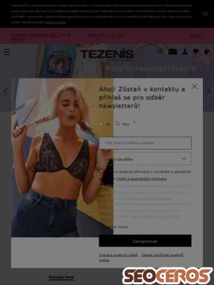 cz.tezenis.com tablet náhľad obrázku