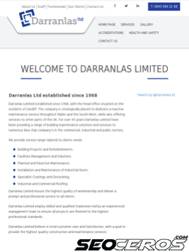 darranlas.co.uk tablet preview