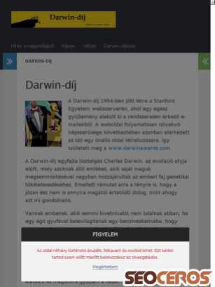 darwindij.hu tablet előnézeti kép